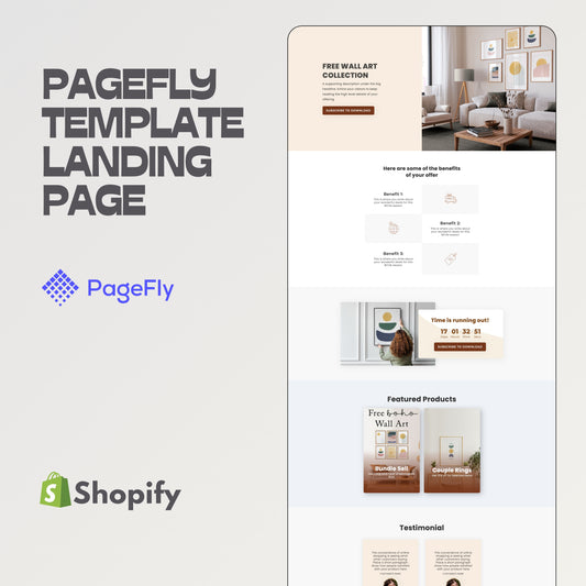 Photo Frame Pagefly Landing Page